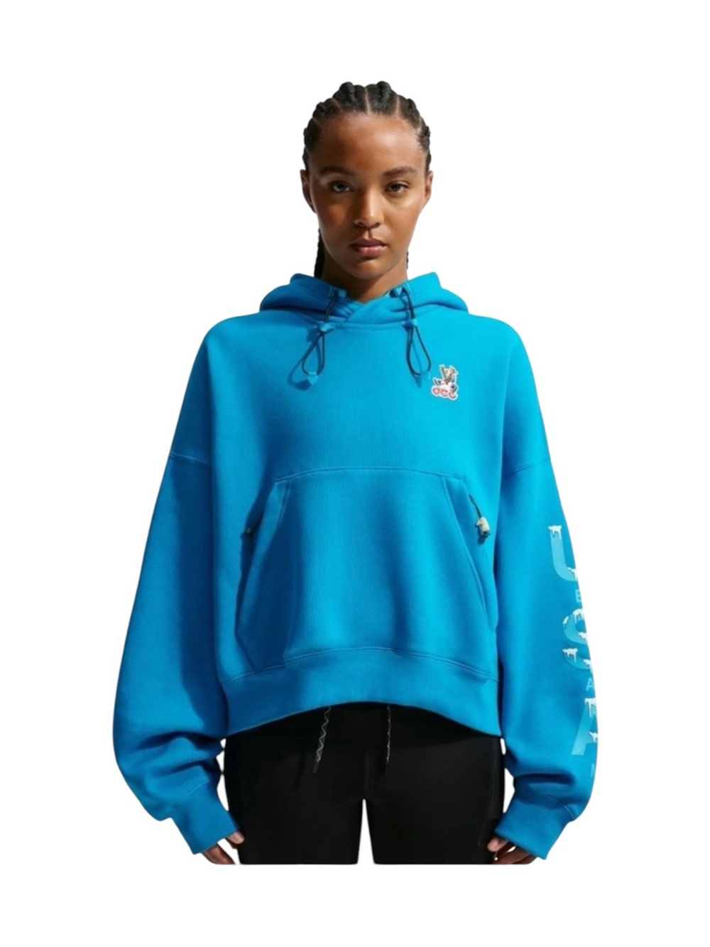 Nike ACG Team USA Sweatshirt Hoodie Blue Women's Small S 2026 Olympics Oversized